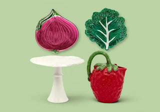 Discover artistic Italian tableware inspired by nature, featuring handcrafted ceramics, colourful dining accessories and iconic designs. | Shop now on ShopDecor