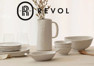 Exquisite ceramic tableware crafted by Revol. Discover iconic pieces like the Caractére plate and Crumple cups. Shop Revol ceramics today. Buy now on SHOPDECOR®