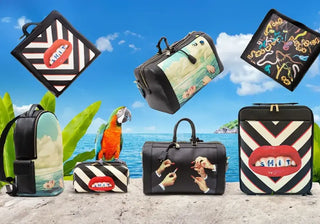 Shop stylish travel essentials from Seletti and Toiletpaper Home like pouches bags and leather waist bags for the modern traveler Buy now on SHOPDECOR®