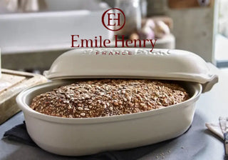 Discover Emile Henry's iconic ceramic bakeware, including the baguette baker, loaf bread baker, and tagine. Perfect for home cooks! Buy now on SHOPDECOR®