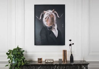 Limited edition decorative portraits by Ibride. Artistic wall objects by Rachel Convers merging French design and luxury home decoration. Add to cart on ShopDecor®