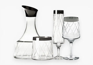 Crystal drinkware, decanters, and pitchers crafted for table service, enhancing bar settings and elevating every serving experience with clarity and style.