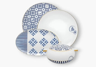 Vibrant tableware with bold patterns and cultural inspiration, ideal for expressive and modern dining settings that bring energy and character to every table.