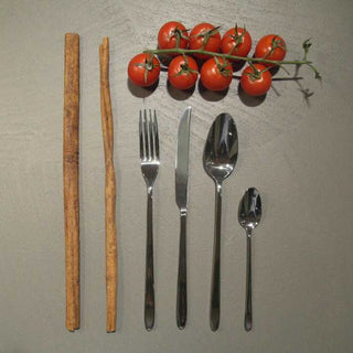 Broggi Gaia set 24 cutlery polished steel - Buy now on ShopDecor - Discover the best products by BROGGI design