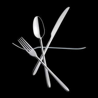 Broggi Gaia dessert fork polished steel - Buy now on ShopDecor - Discover the best products by BROGGI design