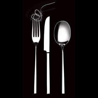 Broggi Gualtiero Marchesi set 24 cutlery polished steel - Buy now on ShopDecor - Discover the best products by BROGGI design