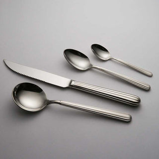 Broggi Metropolitan set 24 cutlery polished steel - Buy now on ShopDecor - Discover the best products by BROGGI design