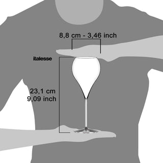 Italesse Balloon Magnum Flûte champagne flûte cc. 450 in clear glass - Buy now on ShopDecor - Discover the best products by ITALESSE design