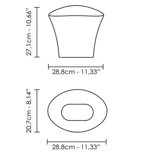 Italesse Set Vela Bucket ice bucket with LED lighting - Buy now on ShopDecor - Discover the best products by ITALESSE design