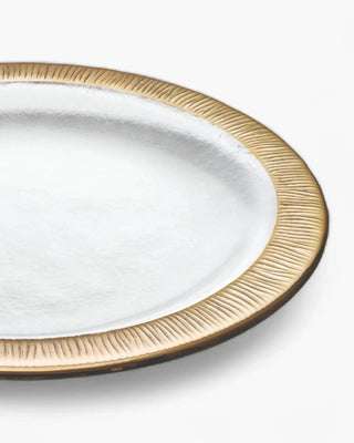 Ivv Dinner In Jeddah gold flap plate - Buy now on ShopDecor - Discover the best products by IVV design