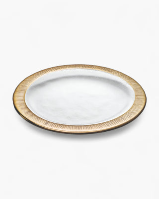 Ivv Dinner In Jeddah gold flap plate 38 cm - 15 in - Buy now on ShopDecor - Discover the best products by IVV design