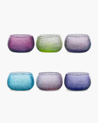 Ivv Multicolor set 6 bowls colored glass - Buy now on ShopDecor - Discover the best products by IVV design