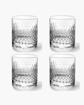 Ivv Shake & Stir set 4 tumblers diamond pattern Transparent 38 cl - 12.8 oz - Buy now on ShopDecor - Discover the best products by IVV design