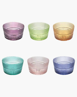 Ivv Speedy set 6 glass cups 380 ml - 12.8 oz Multicolour - Buy now on ShopDecor - Discover the best products by IVV design