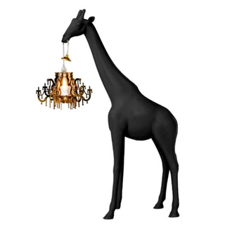 Qeeboo Giraffe In Love XS floor lamp in the shape of a giraffe Qeeboo Black - Buy now on ShopDecor - Discover the best products by QEEBOO design