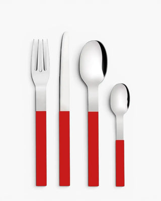 ab+ by Abert Line set 16 pcs cutlery Red - Buy now on ShopDecor - Discover the best products by AB+ design