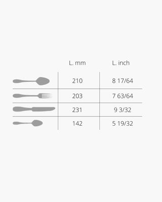 ab+ by Abert Niagara set 24 pcs cutlery steel - Buy now on ShopDecor - Discover the best products by AB+ design