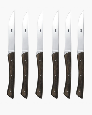 ab+ by Abert Texas set 6 pcs steak knives smooth blade - Buy now on ShopDecor - Discover the best products by AB+ design