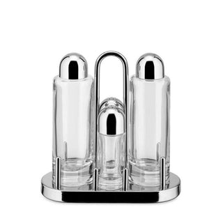 Alessi 5070 steel condiment set - Buy now on ShopDecor - Discover the best products by ALESSI design