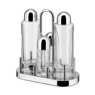 Alessi 5070 steel condiment set - Buy now on ShopDecor - Discover the best products by ALESSI design