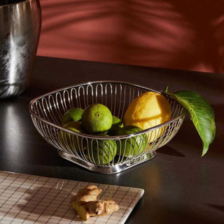 Alessi 845 square wire basket in steel - Buy now on ShopDecor - Discover the best products by ALESSI design