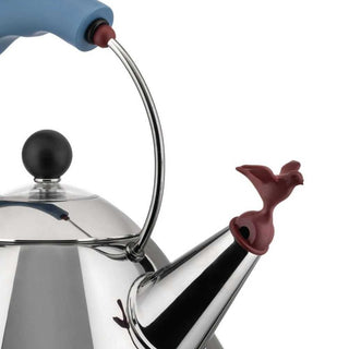 Alessi 9093 kettle in steel with colored handle - Buy now on ShopDecor - Discover the best products by ALESSI design