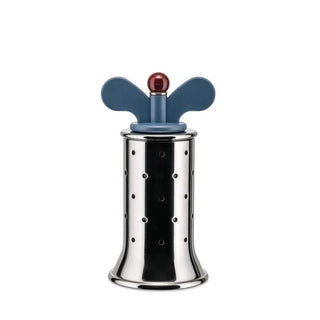 Alessi 9098 pepper mill in steel with colored fins Alessi Steel Light blue - Buy now on ShopDecor - Discover the best products by ALESSI design