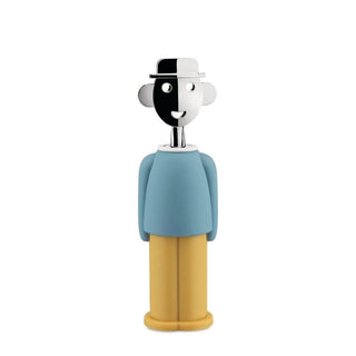 Alessi AAM23 Alessandro M. bicoloured corkscrew Alessi Light blue Yellow - Buy now on ShopDecor - Discover the best products by ALESSI design