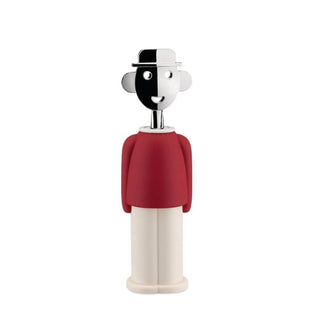 Alessi AAM23 Alessandro M. bicoloured corkscrew White Red - Buy now on ShopDecor - Discover the best products by ALESSI design