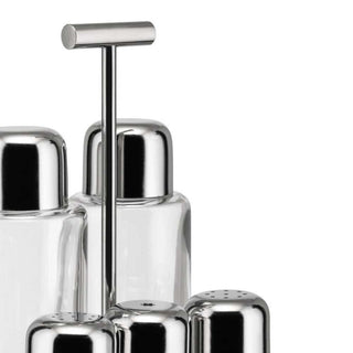 Alessi MSA16 Cactus! condiments set in steel and glass - Buy now on ShopDecor - Discover the best products by ALESSI design