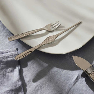 Alessi FM23/43 Colombina Fish set 4 steel shellfish forks - Buy now on ShopDecor - Discover the best products by ALESSI design