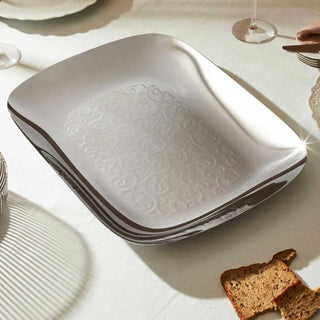 Alessi MW10 Dressed rectangular tray in steel - Buy now on ShopDecor - Discover the best products by ALESSI design