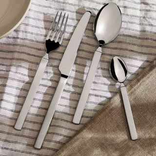 Alessi 4180S24 Dry steel cutlery set 24 pieces - Buy now on ShopDecor - Discover the best products by ALESSI design