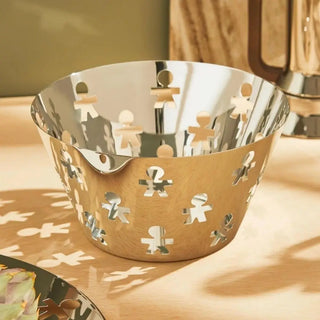 Alessi Girotondo round basket in stainless steel - Buy now on ShopDecor - Discover the best products by ALESSI design