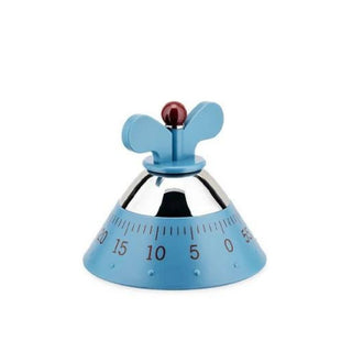 Alessi A09 Kitchen timer colored timer Alessi Steel Light blue - Buy now on ShopDecor - Discover the best products by ALESSI design