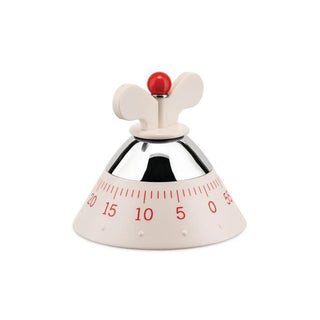 Alessi A09 Kitchen timer colored timer Alessi Steel White - Buy now on ShopDecor - Discover the best products by ALESSI design