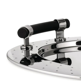 Alessi MG tray in steel with coloured handle - Buy now on ShopDecor - Discover the best products by ALESSI design