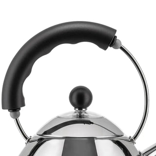 Alessi MG32 electric kettle in steel with coloured handle and base - Buy now on ShopDecor - Discover the best products by ALESSI design