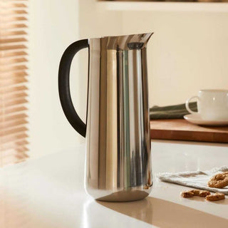 Alessi NF05 Nomu thermal insulating jug in steel - Buy now on ShopDecor - Discover the best products by ALESSI design