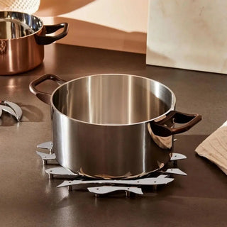 Alessi DUL0 Augh! / Pescher extensible trivet in steel - Buy now on ShopDecor - Discover the best products by ALESSI design