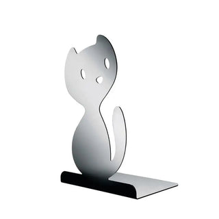 Alessi AMMI30 2 Vigo steel bookstand in the shape of a cat - Buy now on ShopDecor - Discover the best products by ALESSI design