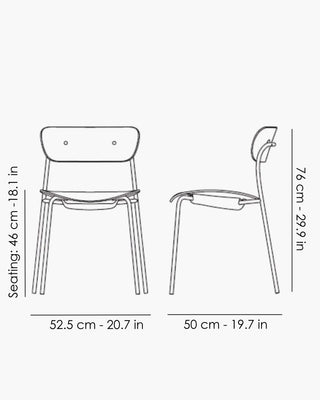 &Tradition Pavilion AV1 chair - Buy now on ShopDecor - Discover the best products by &TRADITION design