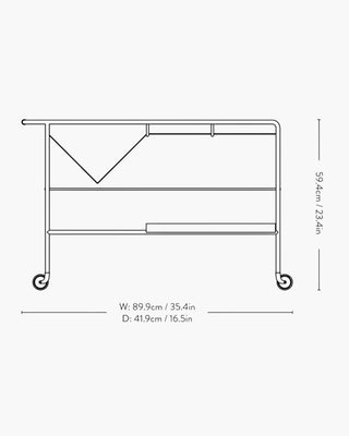 &Tradition Alima NDS1 trolley - Buy now on ShopDecor - Discover the best products by &TRADITION design