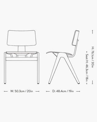 &Tradition Daystak RD1 chair - Buy now on ShopDecor - Discover the best products by &TRADITION design