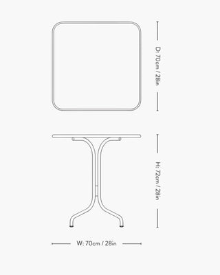 &Tradition Thorvald outdoor coffee table - Buy now on ShopDecor - Discover the best products by &TRADITION design