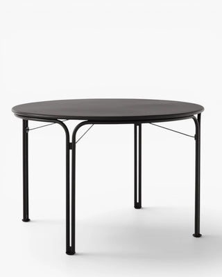 &Tradition Thorvald SC98 outdoor dining table Ø 115 cm. - 45 in. &Tradition Warm Black - Buy now on ShopDecor - Discover the best products by &TRADITION design