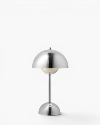 &Tradition Flowerpot VP9 portable lamp &Tradition Chrome - Buy now on ShopDecor - Discover the best products by &TRADITION design