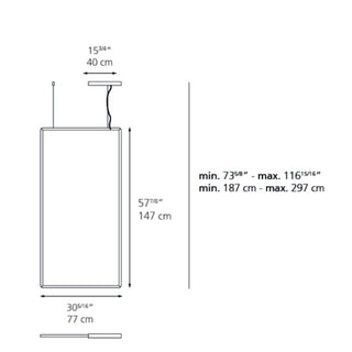 Artemide Discovery Space Rectangular suspension lamp LED - Buy now on ShopDecor - Discover the best products by ARTEMIDE design