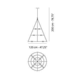 Artemide El Porís suspension lamp diam. 120 cm. - Buy now on ShopDecor - Discover the best products by ARTEMIDE design