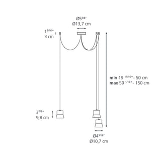 Artemide Giò.light Cluster suspension lamp LED - Buy now on ShopDecor - Discover the best products by ARTEMIDE design